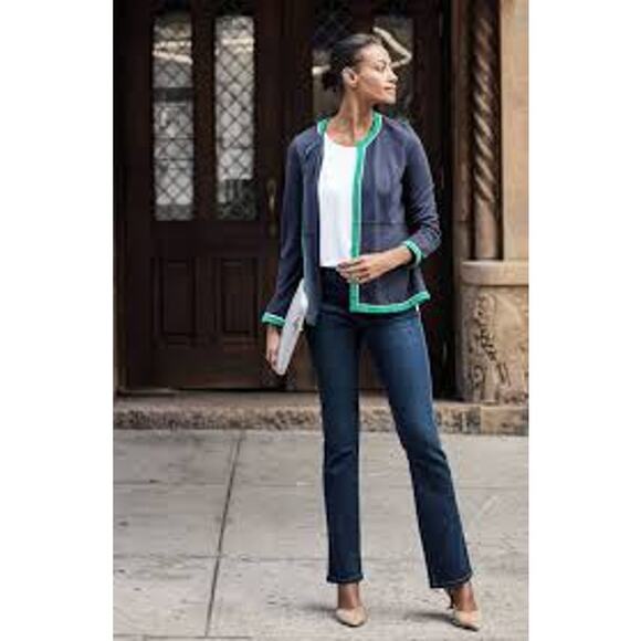 Wearever Double-Face Jersey Contrast-Trim Jacket 4X - Picture 2 of 9